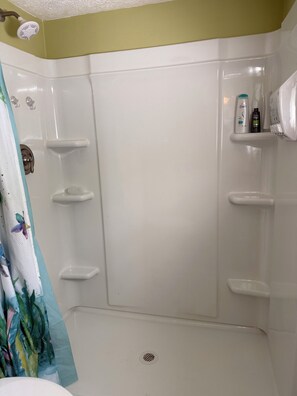 Shower, hair dryer, towels, soap - Rosey's Retreat Charming 2-bedroom Country Cottage in LaFollette, Tennessee WiFi (LaFollette)
