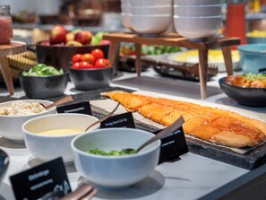 Daily buffet breakfast (EUR 24 per person)