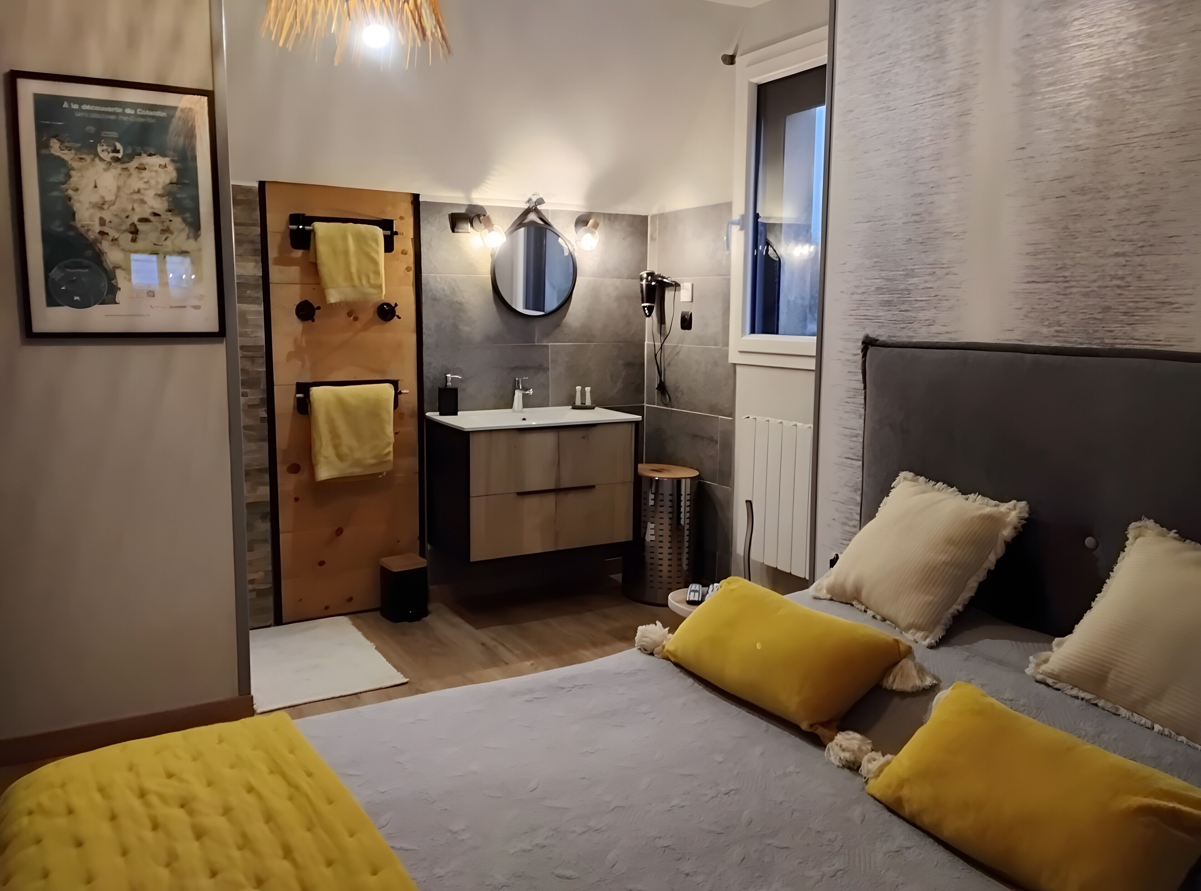 1 chambre, Wi-Fi, draps fournis