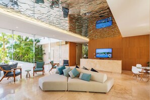 Lobby sitting area