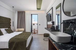 Standard Double Room, Balcony | In-room safe, blackout curtains, soundproofing, free WiFi - Ermou 44 City Hotel (Faliraki)