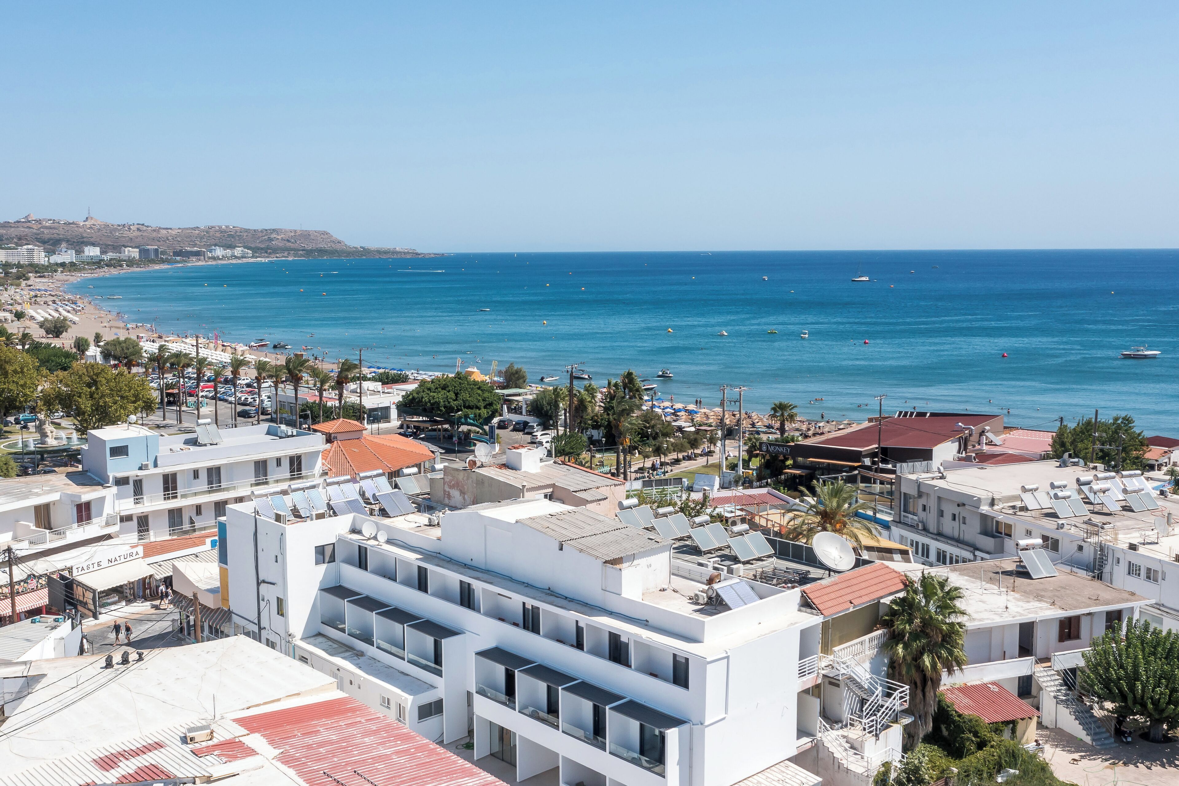 Overnatningsstedets facade