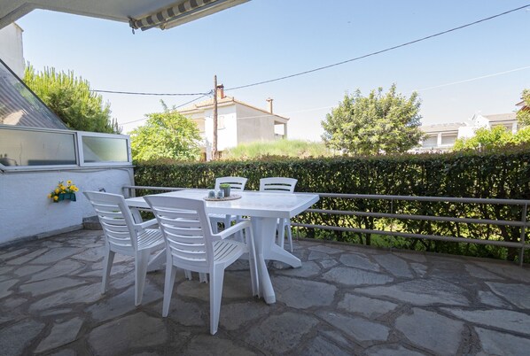 Façana frontal de l'allotjament