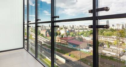 Modern Studio with Balcony | Parking | City View