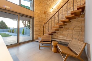 Villa (2 Bedrooms) | Living area | TV - Terra Petra Luxury Villas - Gaia Villa (Sithonia)