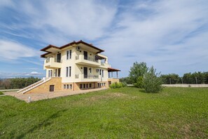 Overnatningsstedets facade