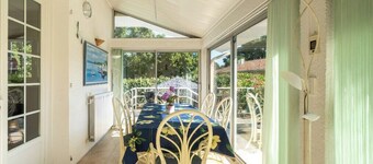 Large house with pool near beach