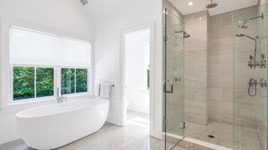 Shower, towels