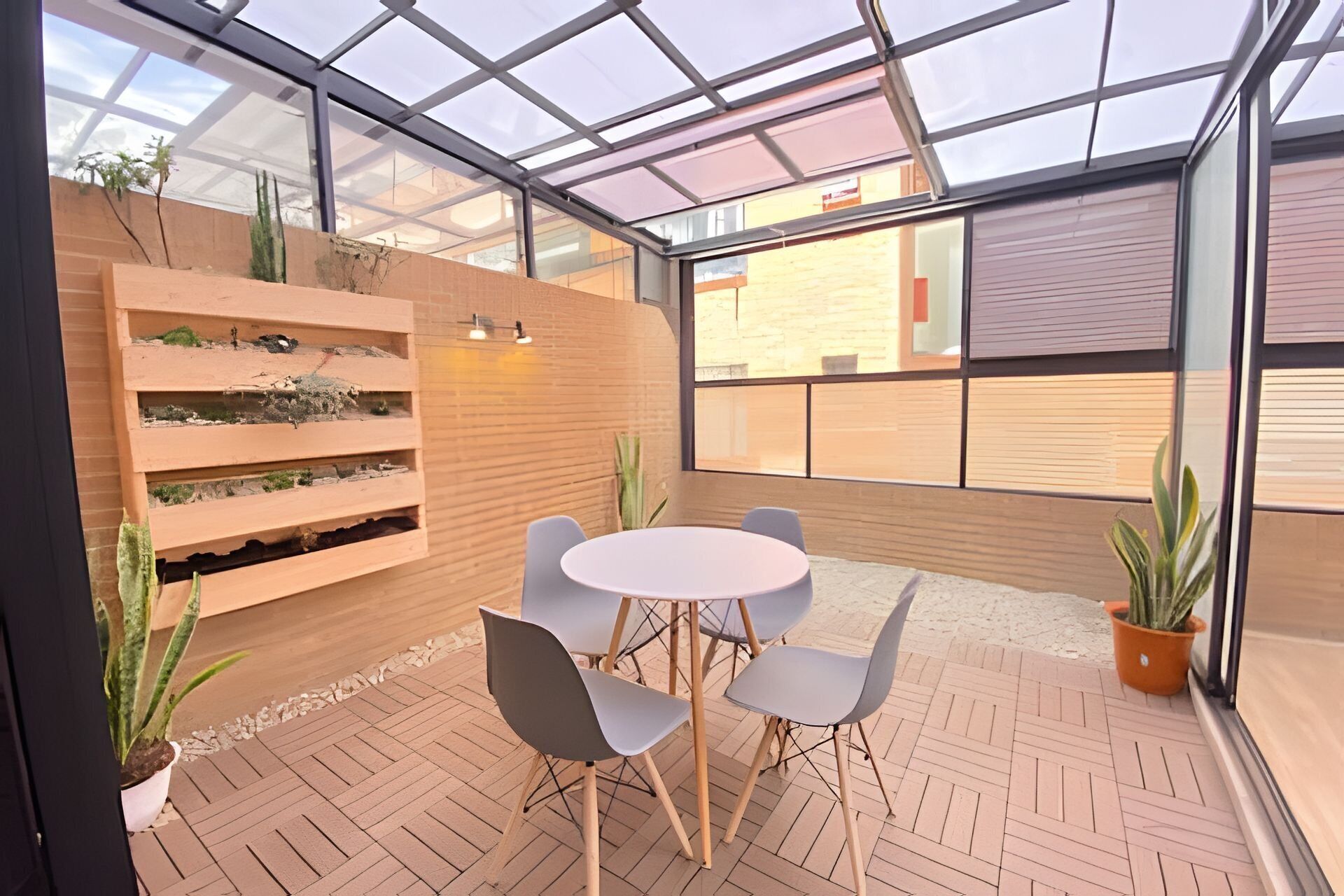 Apartamento Economico, Balcon | Tempat makan