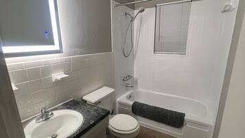 Towels, soap, toilet paper