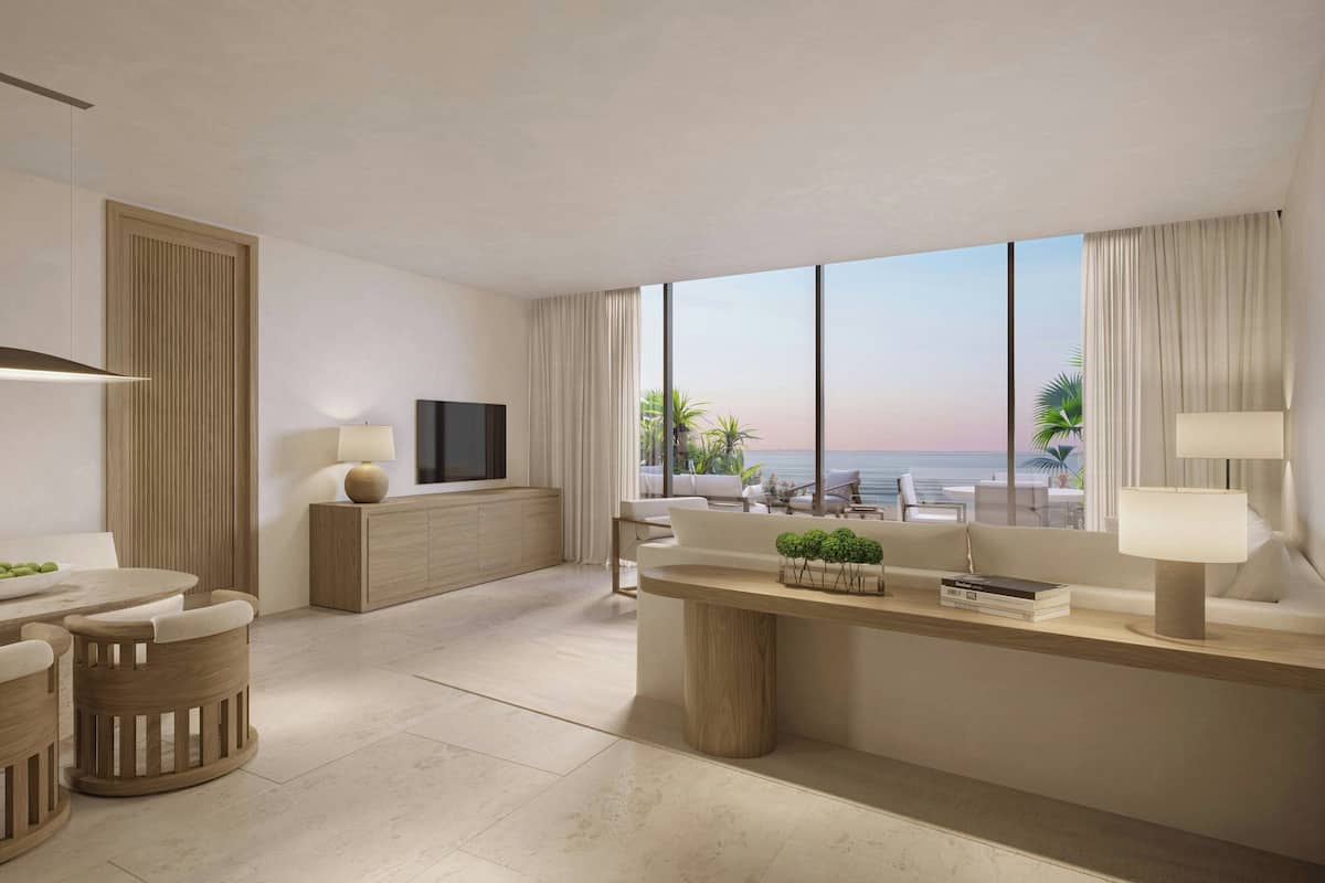 Svit - 1 sovrum - terrass - havsutsikt | Vardagsrum | 55-tums LED-tv med satellitkanaler