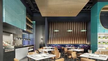 Se ofrece un desayuno bufé (128 CNY por persona)