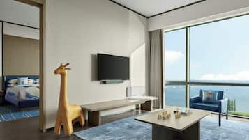 Premium Suite, 2 Bedrooms, Lake View | Down comforters, minibar, in-room safe, blackout drapes