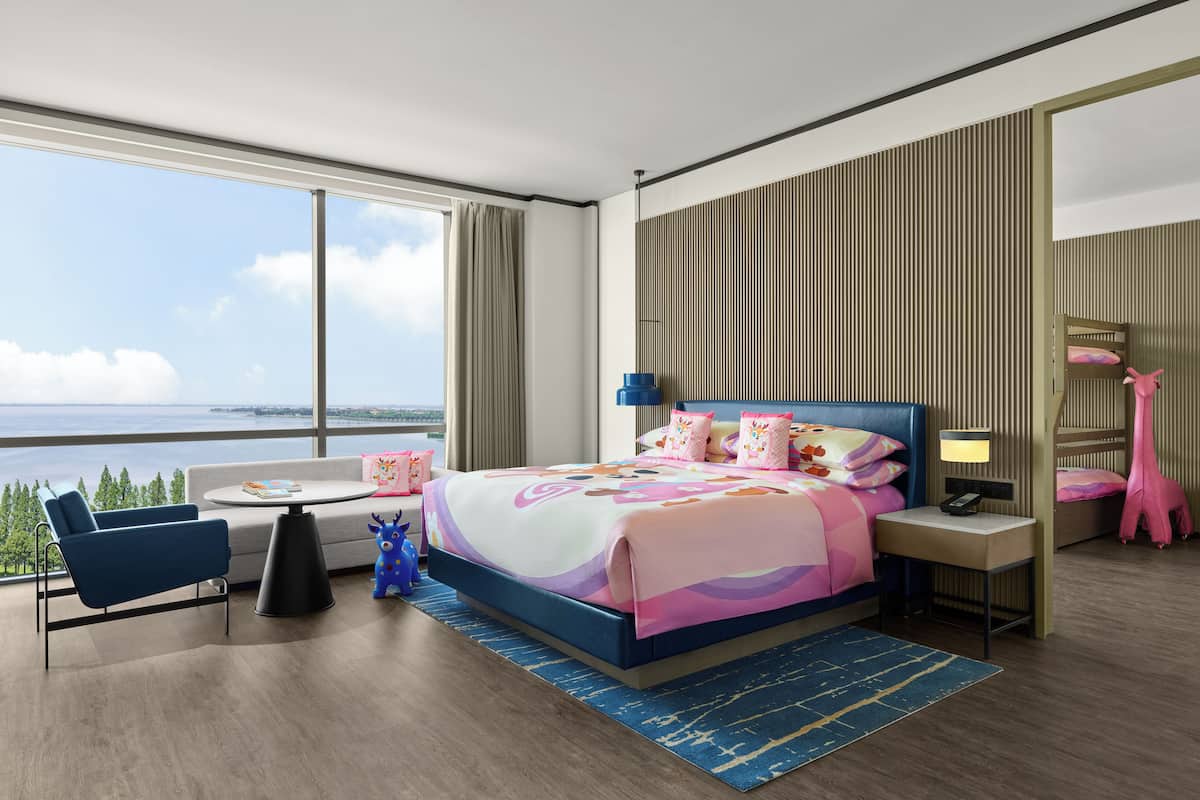 Deluxe-Suite, 2 Schlafzimmer, Seeblick