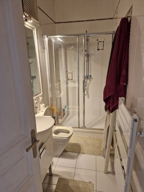 SĂšche-cheveux, serviettes fournies, savon, papier toilette