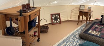 Rustic Yurt Retreat on Teague Mtn. Farm.