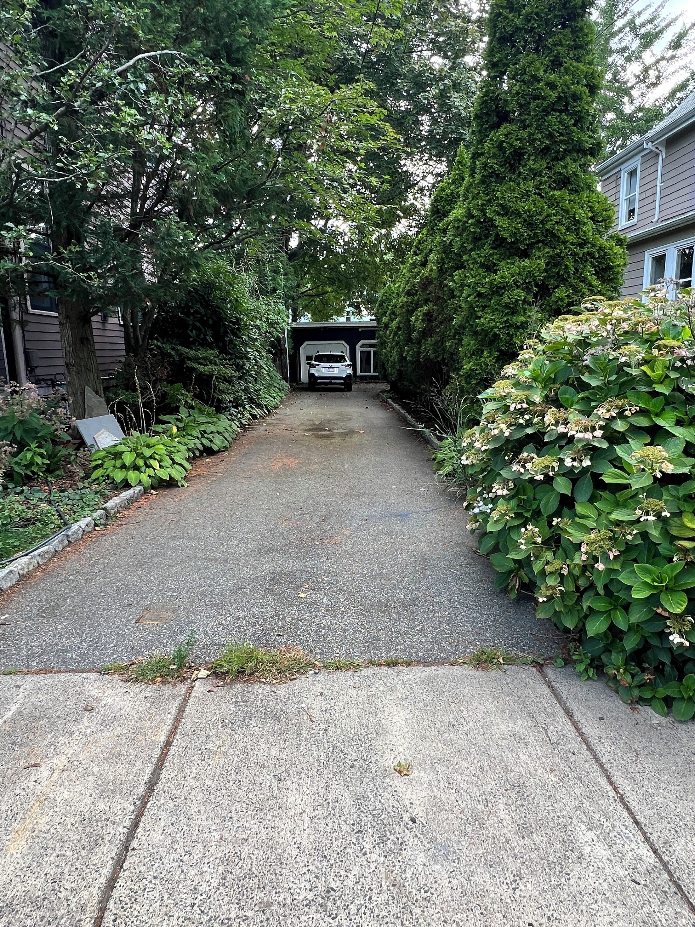 Driveway available for off street parking