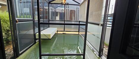 Estudio, Terraza, vista a la ciudad | Jardín