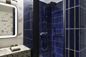 Suite, 1 King Bed with Sofa bed | Bathroom | Shower, free toiletries, hair dryer, slippers - Caption by Hyatt Kabutocho Tokyo (Tokyo)