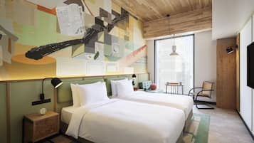 Deluxe Room, 2 Twin Beds | In-room safe, blackout drapes, iron/ironing board, free WiFi