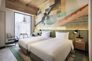 Room, 2 Twin Beds | In-room safe, blackout drapes, iron/ironing board, free WiFi