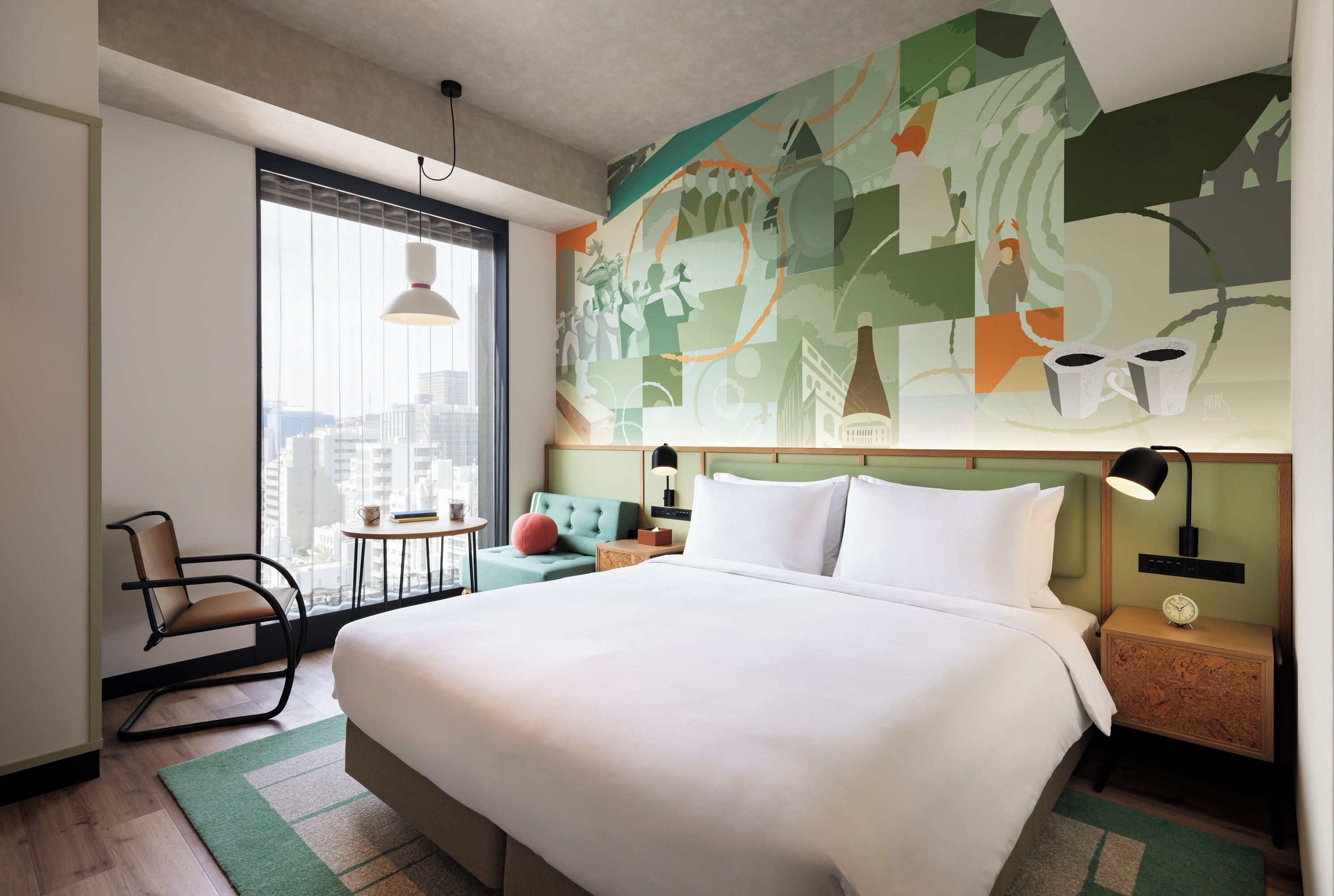 客房, 1 张特大床 (High Floor) | 客房内保险箱、遮光窗帘、熨斗/熨衣板、免费 WiFi