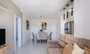 Basic Apartment | Living area - MCB - Apartments With Pool Near the Beach (Picarras)