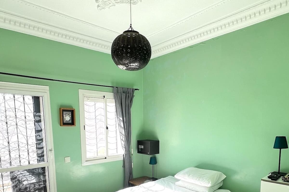 Down comforters, in-room safe, blackout drapes, iron/ironing board