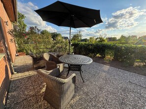 Outdoor dining - Beautiful vacation apartment (Bad Laer)