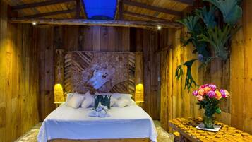 Xalet romàntic, vistes a la muntanya | Roba de llit