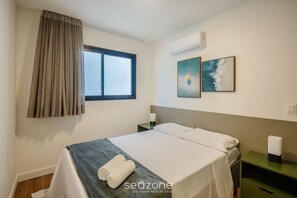 Basic Apartment | 2 bedrooms, free WiFi - Building With New Apartments 300m From the Beach - EEP (Guarapari)