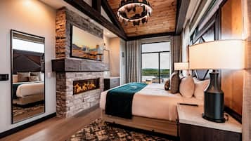 Executive-suite - 1 kingsize-seng med sovesofa - ikke-ryger - hjørneværelse | Pengeskab på værelset, arbejdsområde til bærbare computere, gratis Wi-Fi