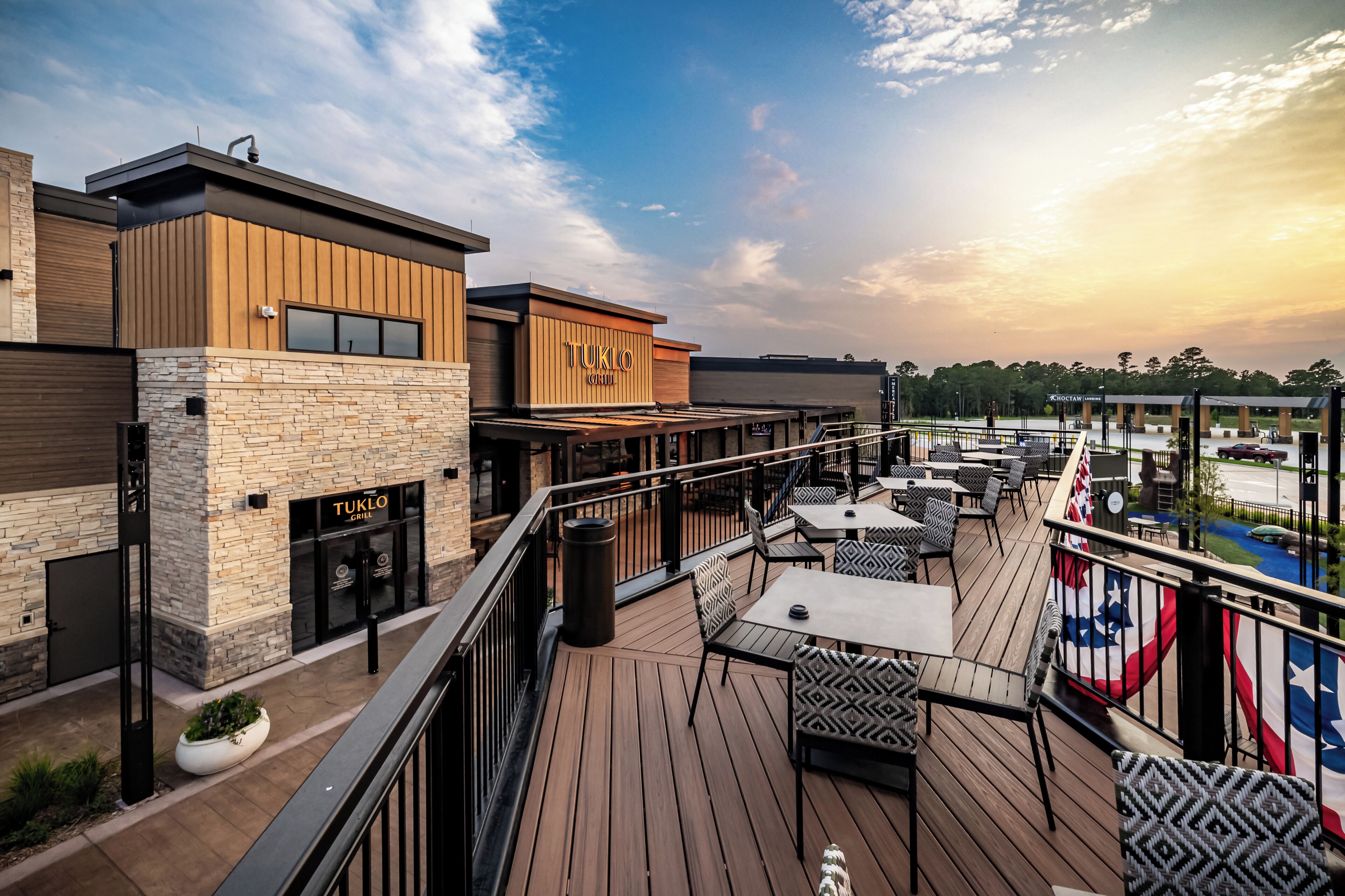 Udendørs spisemuligheder