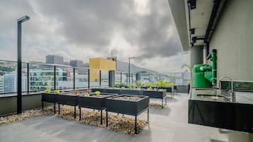 Enceinte de l’hébergement