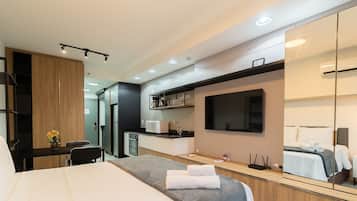 Apartamento básico | 1 quarto, Wi-Fi de cortesia