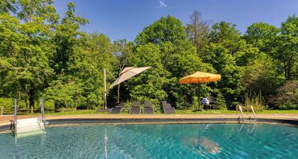 Historic Barn Retreat w/ Pool & Pond Views Longview Pond Lodge by Avantstay