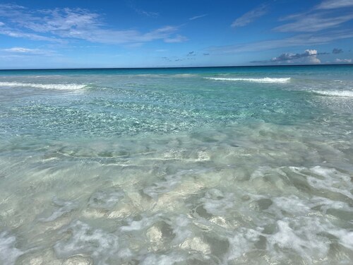 Charming Suite with updated Living Room, king bed, WiFi, and a Fresh Water Pool.