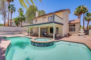 Una piscina riscaldata