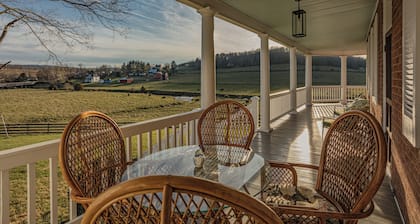 Charming Brick Farmhouse w/ Wraparound Porch in Brownsburg VA!! WIFI & AC