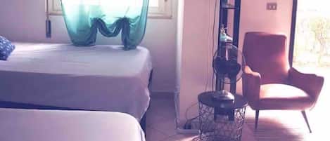 1 間睡房、熨斗/熨衫板、Wi-Fi、床單