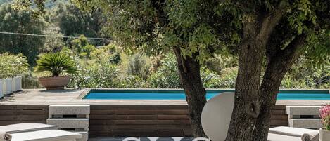 Udendørs pool, opvarmet pool