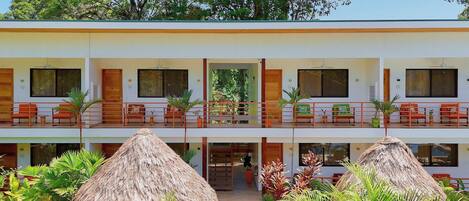 Vue depuis lâhĂ©bergement