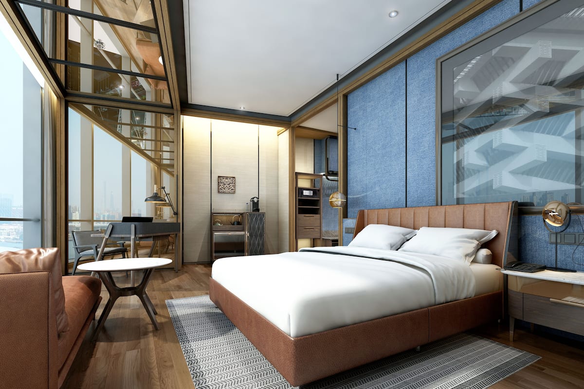 Premium bedding, free minibar items, in-room safe, desk