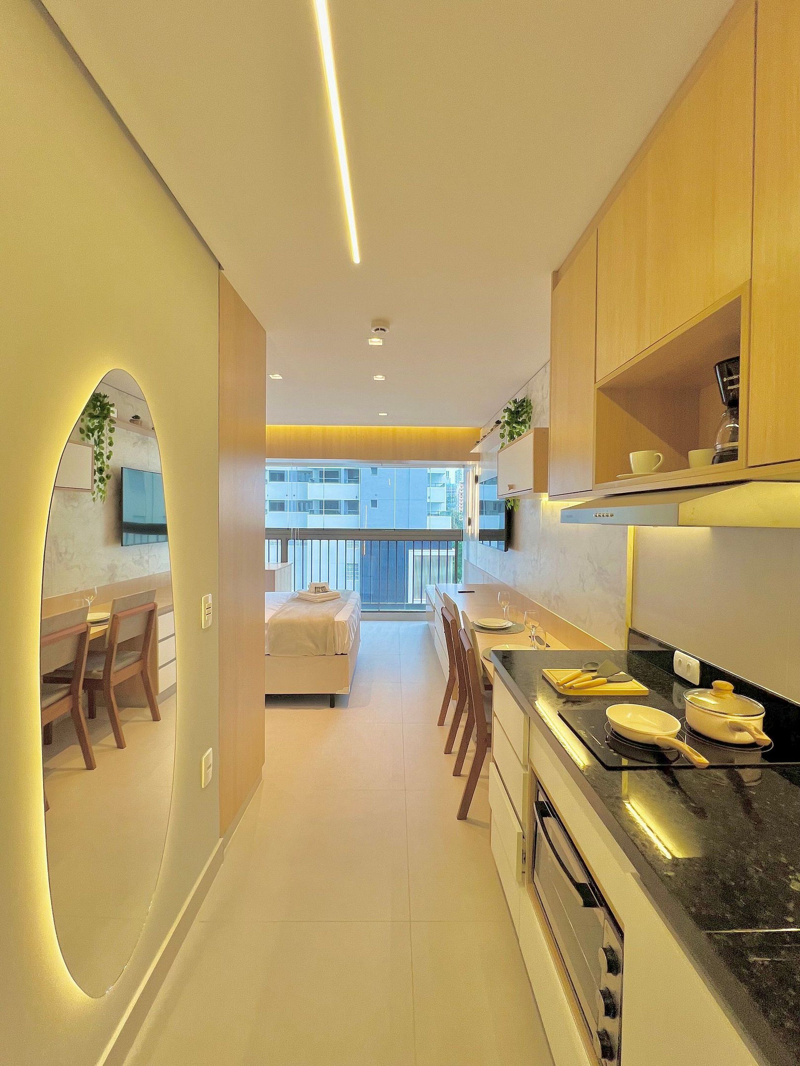Design Studio | Private kitchen | Microwave, stovetop, cookware/dishes/utensils