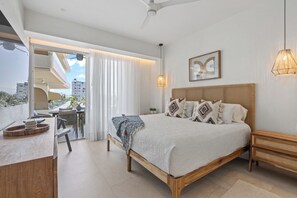 2 bedrooms, iron/ironing board, WiFi, bed sheets - VBucerias | Seaside Luxury with Pool & Sunset Views (Bucerías)