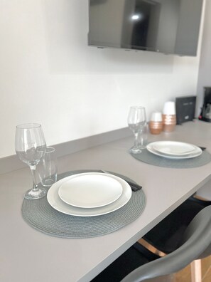 Apartamento empresarial | Opções para refeição