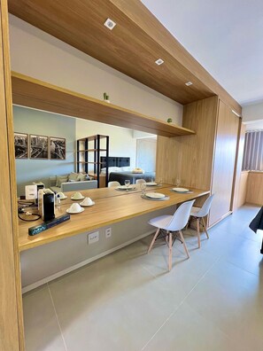 Apartamento conforto | Opções para refeição