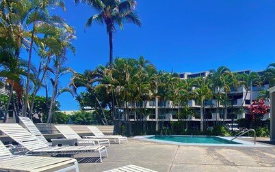 Charming 1-bedroom condo in downtown Kailua-Kona just 2 blocks from the beach