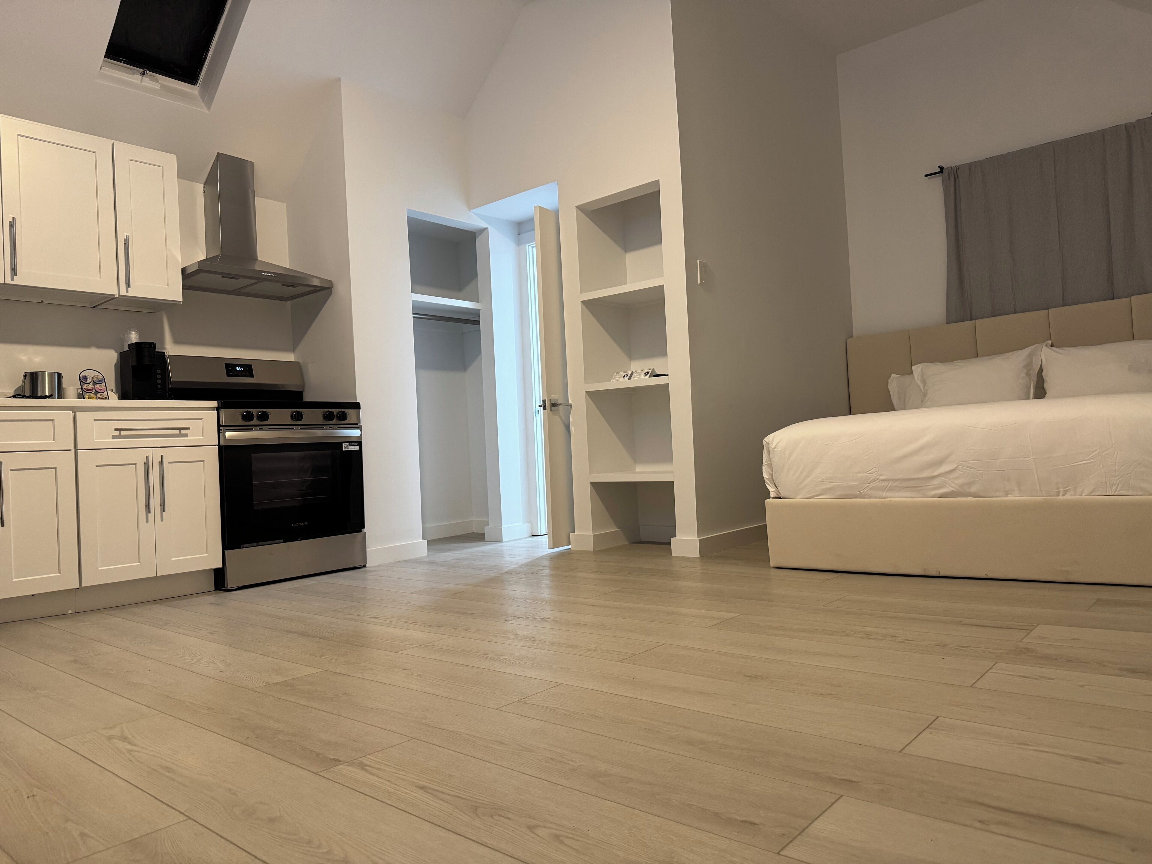 奢华小屋, 1 张大床, 花园 | 防过敏的被褥、记忆海绵床垫、特色装修、特色家居