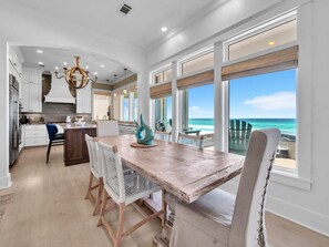 House, Multiple Beds, Hot Tub, Ocean View (Salt Air and Sunsets) | Dining - 4BR Beachfront Home With Hot tub & Private Beach Access! (Santa Rosa Beach)